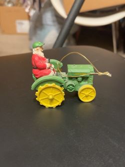 π John Deere Santa Christmas Ornament β Vintage Collectible π