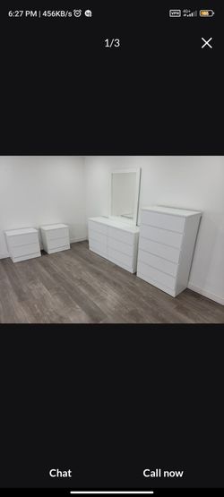 Set de cuarto sin cama nuevo