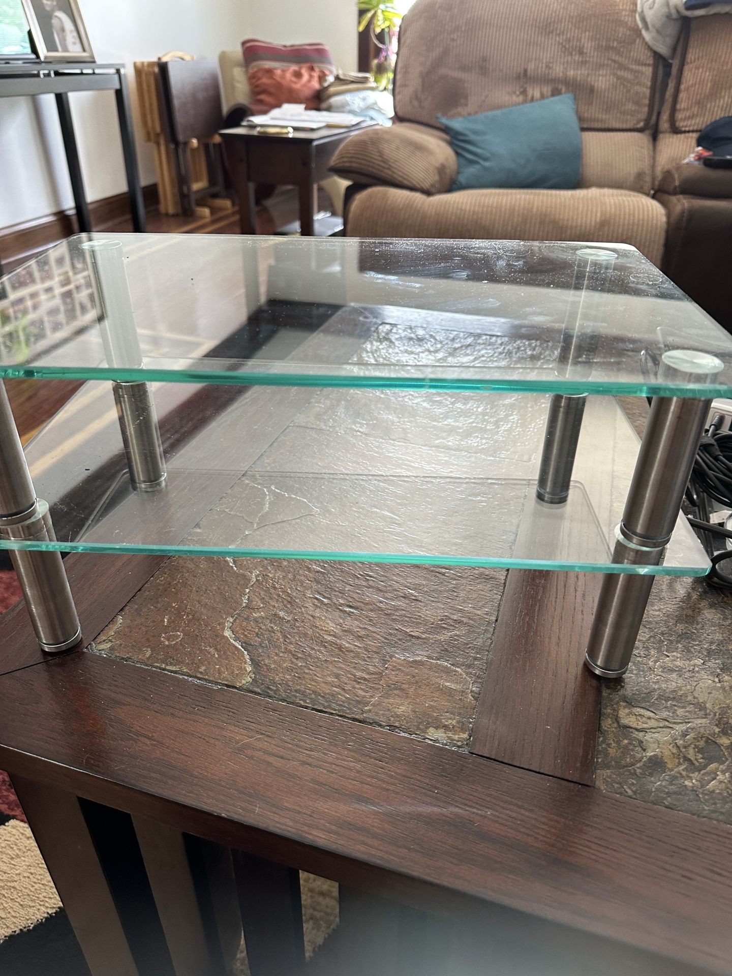Tempered Glass Monitor Riser (2)