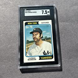 Vintage 1974 Topps #340 Thurman Munson.Negotiable 