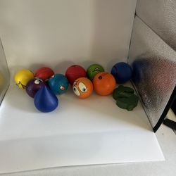 Lot of stress relief balls etc