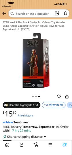 STAR WARS The Black Series Bix Caleen Toy 6-Inch-Scale Andor Collectible Action Figure, Toys for Kids Ages 4 and Up (F5528)