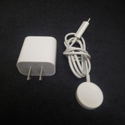 Apple Watch Magnetic Fast Charger to USB-C Connector - White