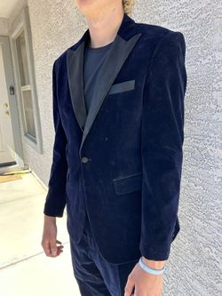 Blue Velvet Suit