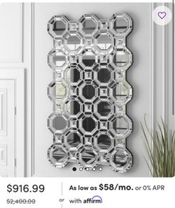 Z Galleria- Large 75” tall decorative mirror
