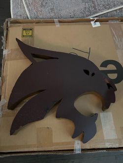 Texas state metal sign
