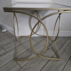 Mirror Top End Table $10