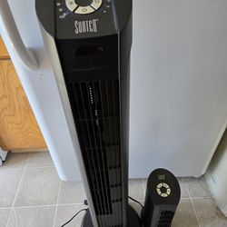  Tower Fan Combo Pack - 40" Tower Fan & 17" Personal Tower Fan with a remote