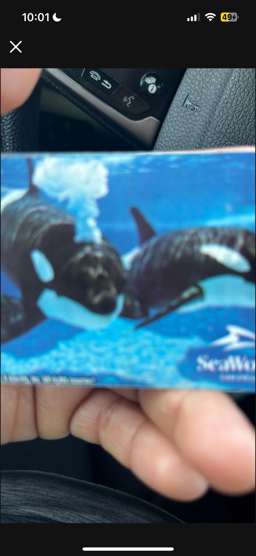 4 Sea World Tickets ($30 each one)