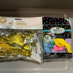 CA. SQUAWKERS + BALLOONS