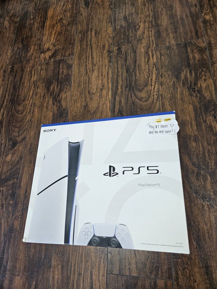 Sony Playstation 5 Slim Disc Edition - Payments Available - Pay $1 Down To take It home