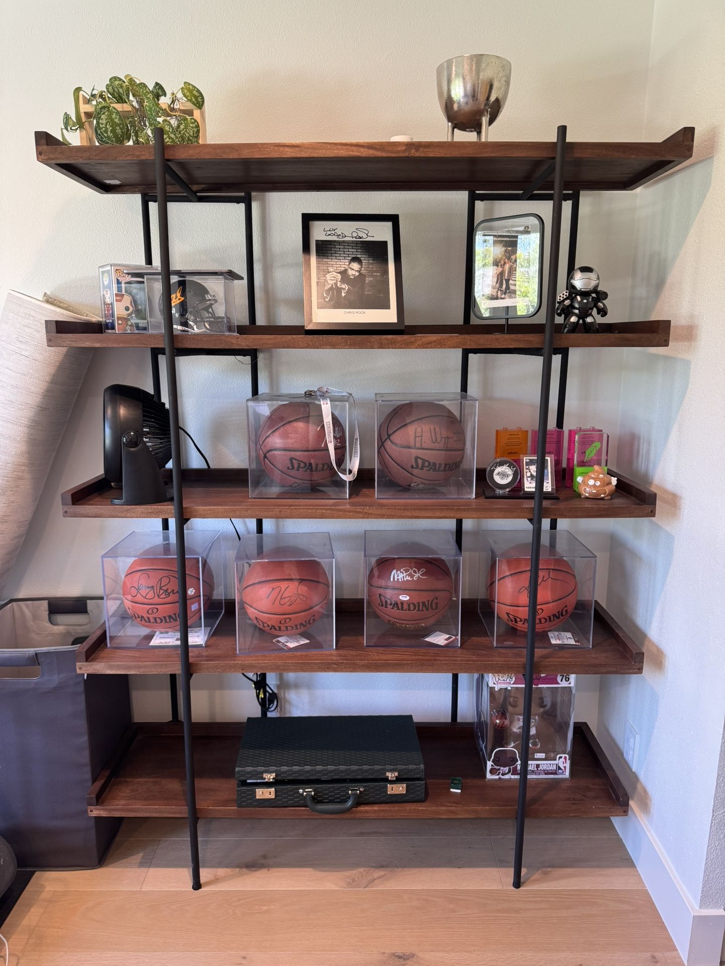 Crate & Barrel Beckett 5-High Storage Bookshelf