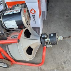 Rigid K-400 AutoFeed Drain Cleaning Snake Auger 120-Volt Drum Machine