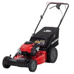 CRAFTSMAN Self-Propelled Gas Powered Lawn Mower, 21 Inch, 3-In-1 Mulching Push Mower With Bag, 6 Adjustable Heights, 140cc OHV Engine (M215)
