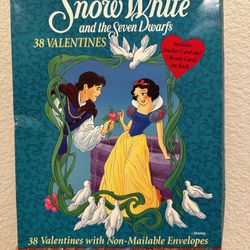 Disney Vintage Snow White Valentines Cards 