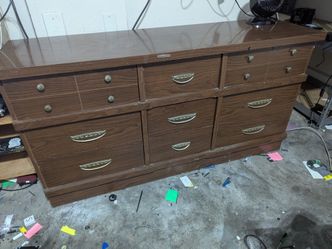 Wooden Dresser/ Storage cabinet with 9 Drawer. 1.5ft Width 5Ft Length 2.8Ft height. Solid Wood- Free. 

Pickup on Southside off Belfort Road & AC Skin
