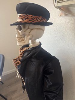 Gemmy Skeleton Singing Dancing Life Size 5’ Halloween Animatronic Prop Vintage