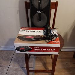 TZUMI SPEAKER, QUICKPLAY LP, MICROPHONE 