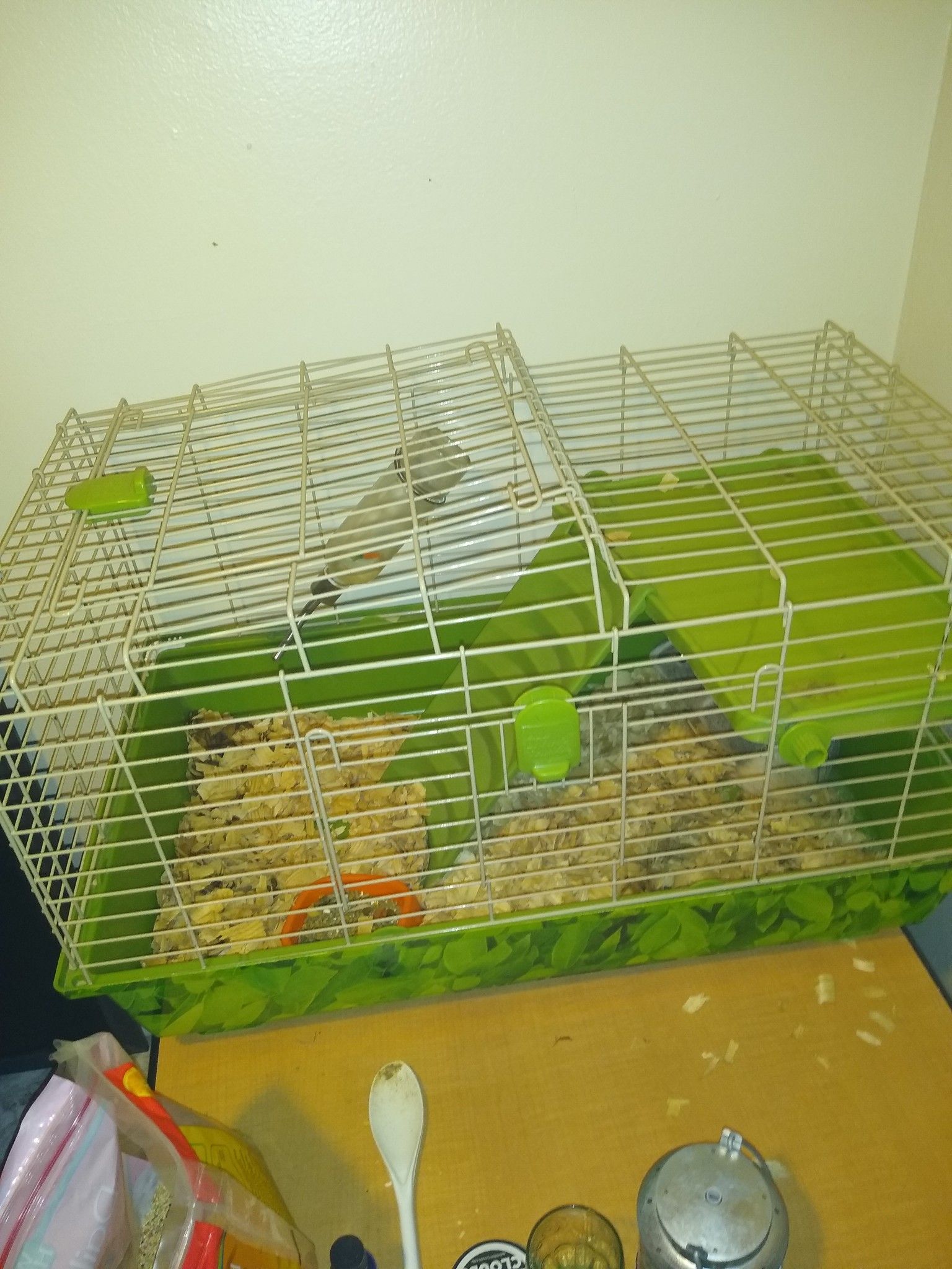 Cage an guinea pig