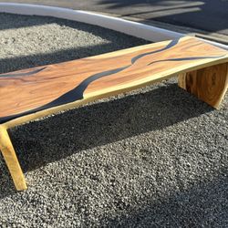 Monkeypod – 63 inches Hawaiian, black epoxy