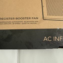 **BRAND NEW** AC Infinity 4x12 Register Booster Fan – White