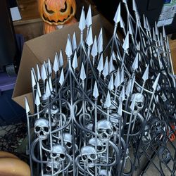 Halloween graveyard fences