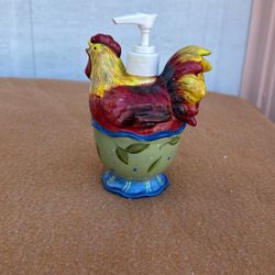 Rooster Soap Dispenser 
