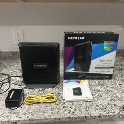 NETGEAR - Nighthawk AC1900 Router with DOCSIS 3.0 Cable Modem