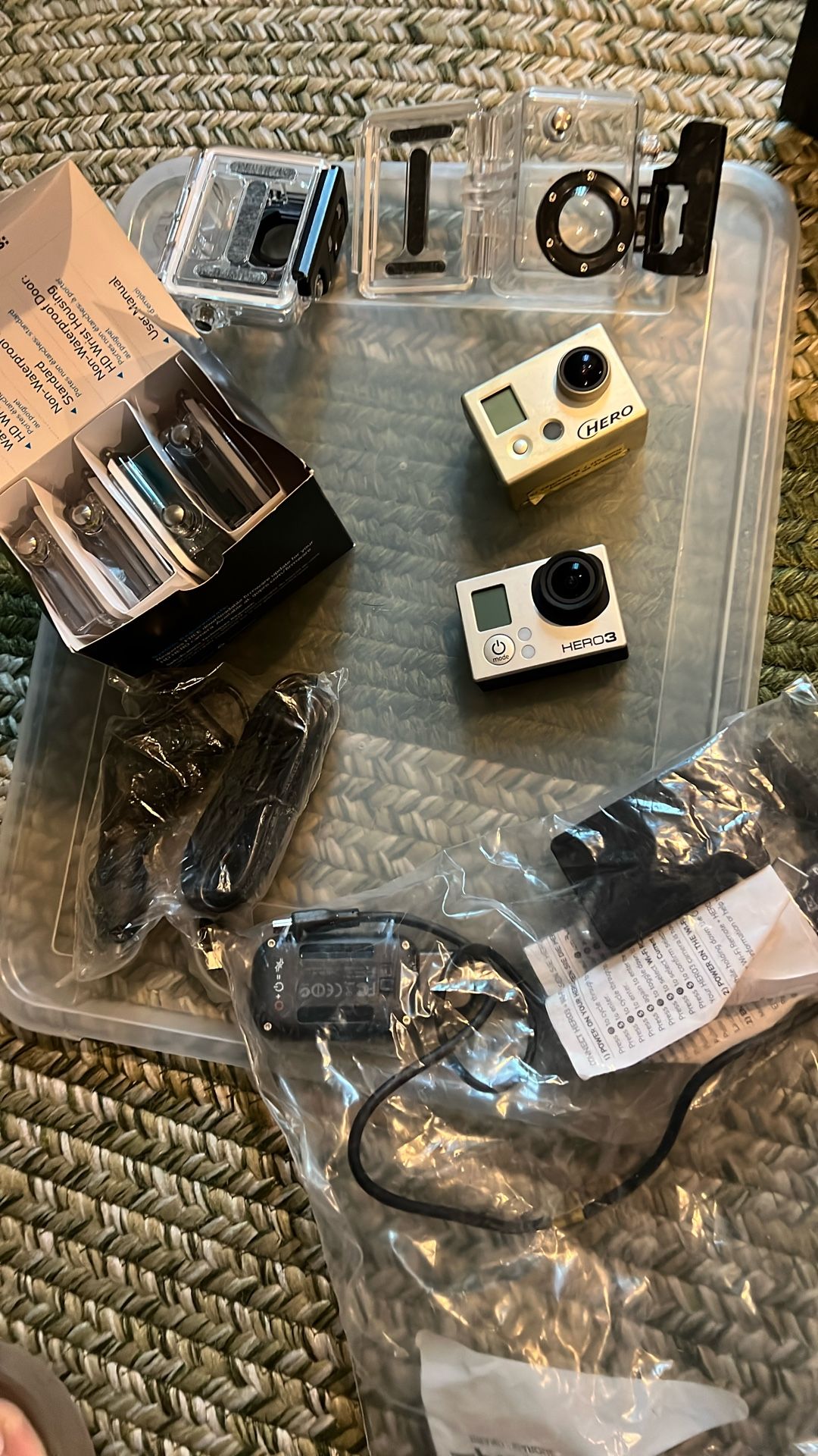 2 GoPros With Accessories