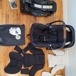 Nuna Pippa Aire RX baby car seat w/ extra base for 2nd car
