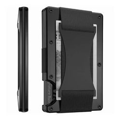 Ultra Thin Small Wallet RFID Blocking Aluminum Light Weight 