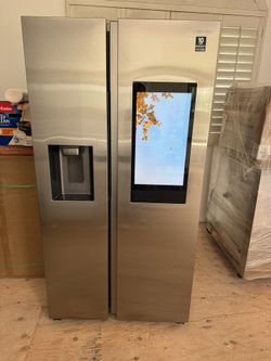 Samsung 2 Puertas Con Pantalla Puedes Mirar Hacia Dentro