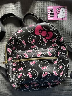 Black Hello Kitty Backpack
