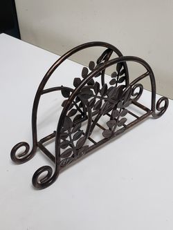 Metal napkin holder