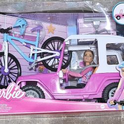 Brand New In Box Never Opened Retired Barbie Doll Playset Fun Doll Bicycle and car plus accessories... Retails for $90 Asking $60