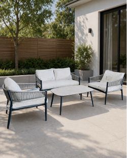 4-Piece Outdoor Patio Lounge Set