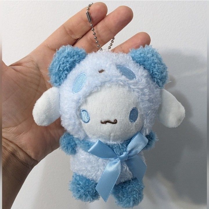 NEW Cinnamoroll Sanrio Cute Plush Keychain Bag Charm