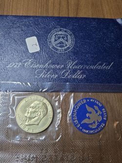 1973 S silver Ike dollar Uncirculated