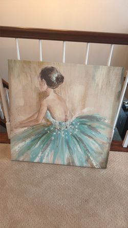Canvas ballerina art