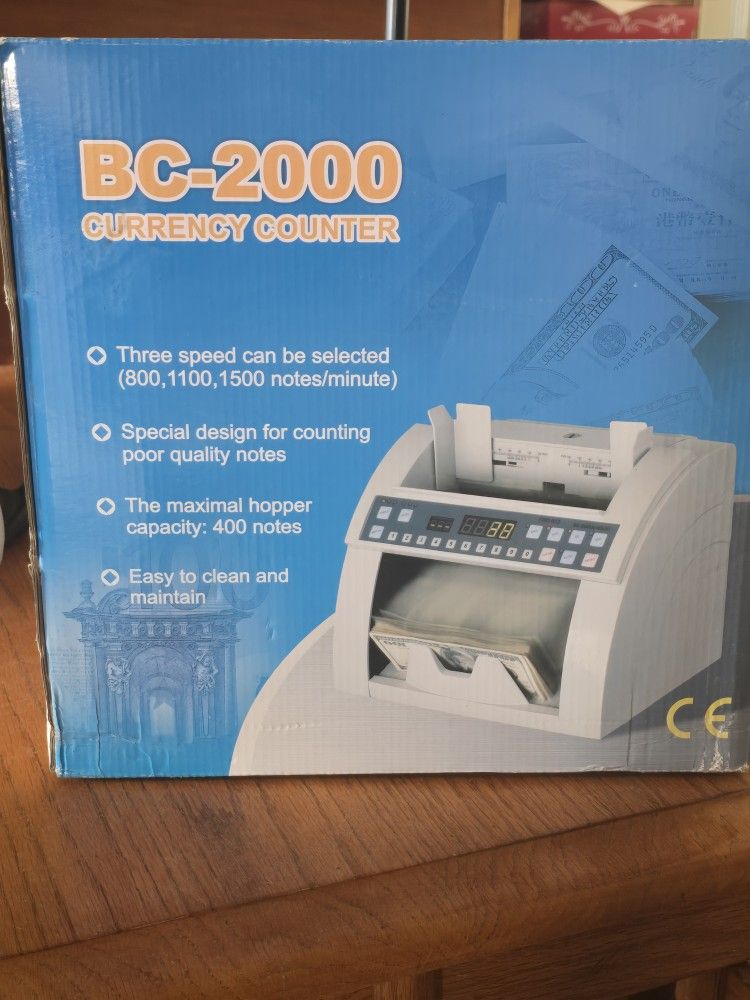 BC 2000 Curency Counter Near New