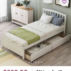 Two Twin Beds With Like New Mattresses And Foam 3" Topper6