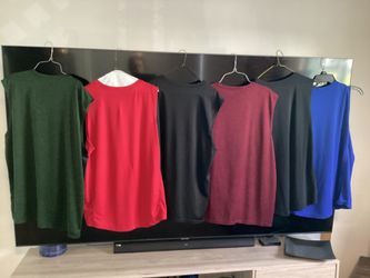 Unisex sleeveless Gym Shirts Sold Lot Of Six/$10Downtown stuart 