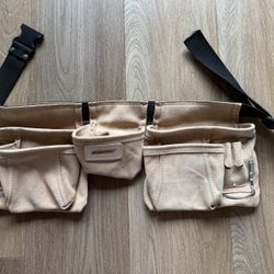 Masterforce® Leather Pocket Carpenter's Tool Belt