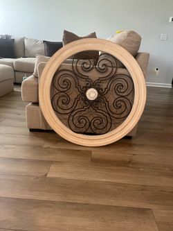 36” Round Medallion Wall Art