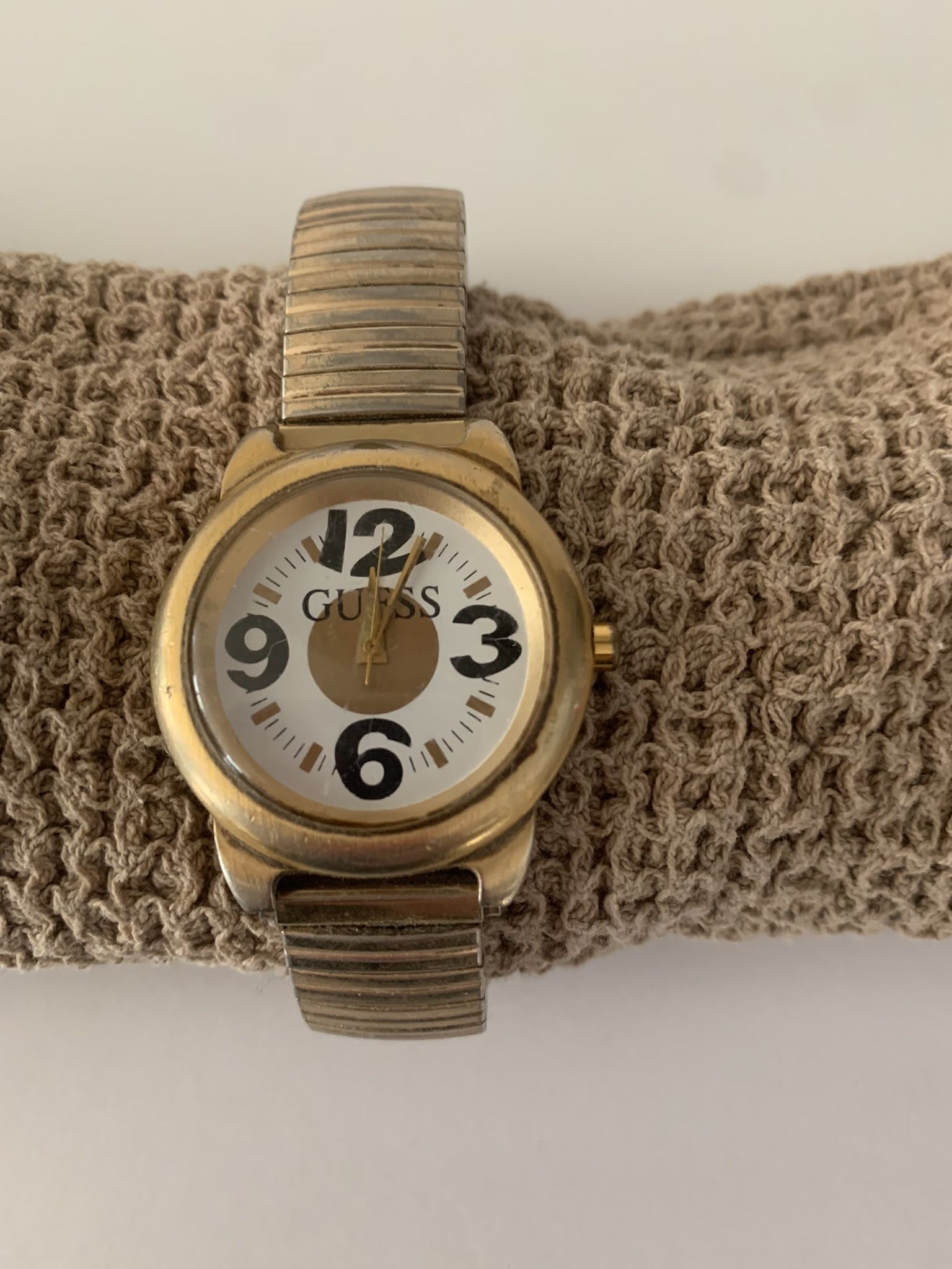 Women’s Vintage Guess Wrist Watch Retro 1990’s- Two Toned - Needs a Battery