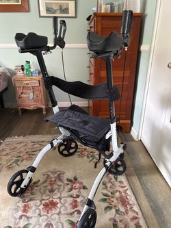 upright Rollator walker tall