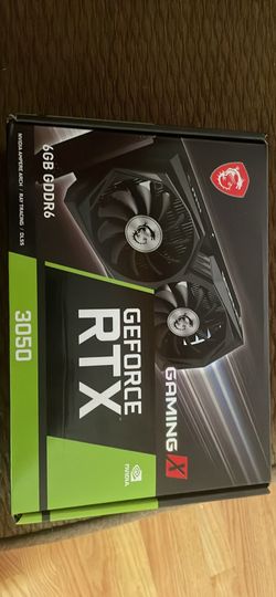 MSI GeForce RTX 3050 Gaming X6 gigabyte graphics card