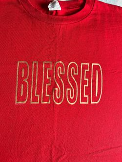 Blessed 2XL Red T-Shirt