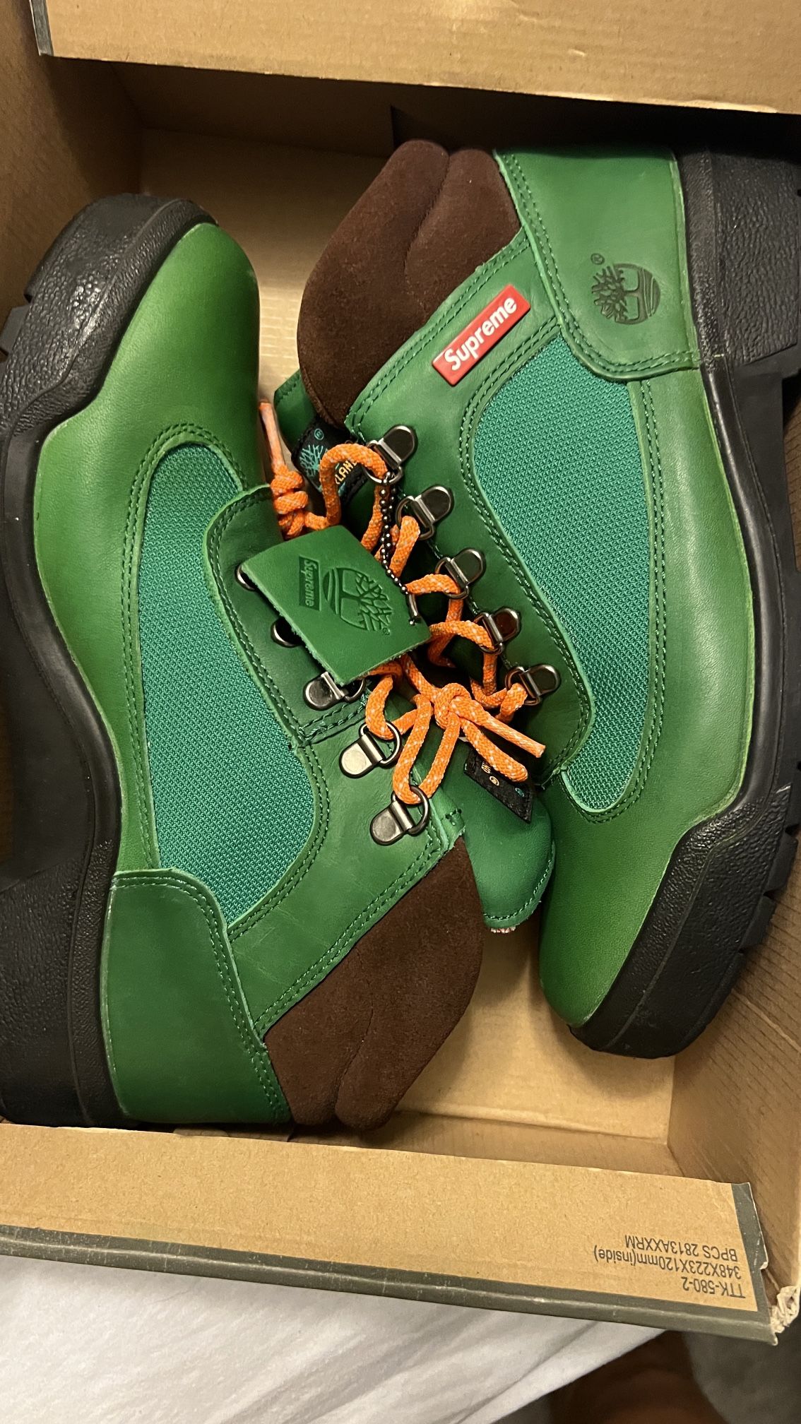 Supreme Timberland Field Boots Size 8