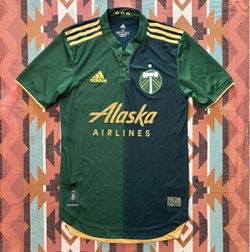 MLS Adidas AEROREADY Portland Timbers 2021/2022 Home Jersey Men’s XSmall